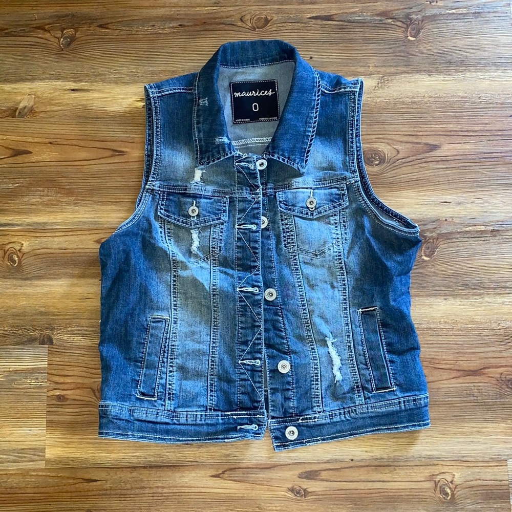 Maurices Denim Vest